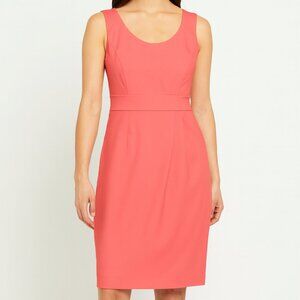 J. Crew Coral Sheath Dress Size 12